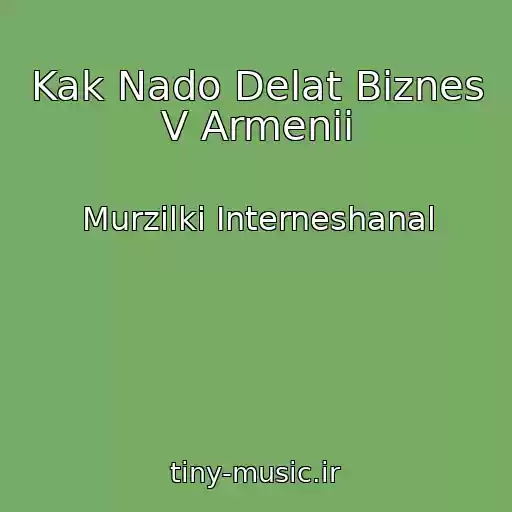 کاور آهنگ Kak Nado Delat Biznes V Armenii از Murzilki Interneshanal