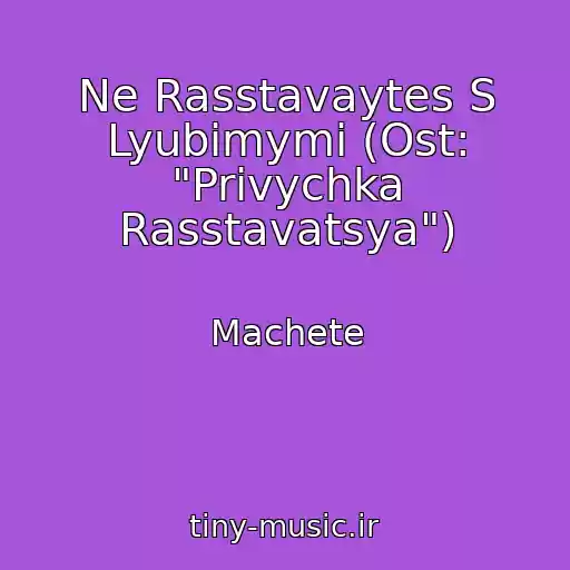 کاور آهنگ Ne Rasstavaytes S Lyubimymi (Ost: "Privychka Rasstavatsya") از Machete
