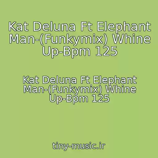 کاور آهنگ Kat Deluna Ft Elephant Man-(Funkymix) Whine Up-Bpm 125 از Kat Deluna Ft Elephant Man-(Funkymix) Whine Up-Bpm 125