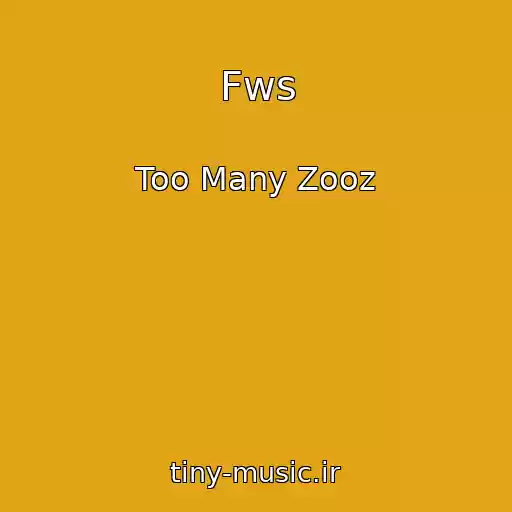 کاور آهنگ Fws از Too Many Zooz