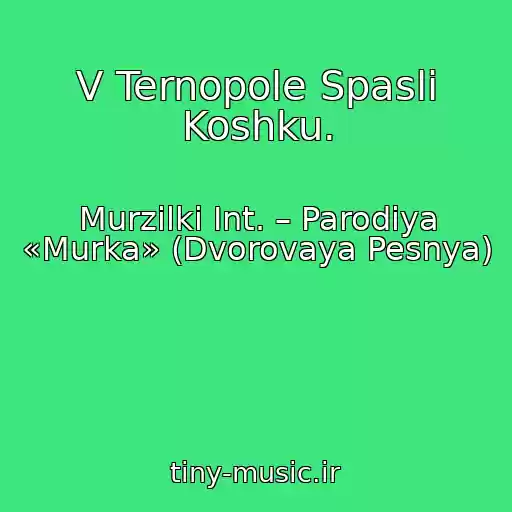 کاور آهنگ V Ternopole Spasli Koshku. از Murzilki Int. – Parodiya «Murka» (Dvorovaya Pesnya)