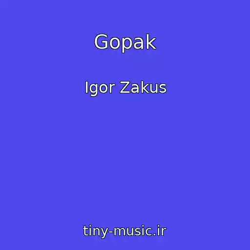 کاور آهنگ Gopak از Igor Zakus