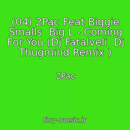کاور آهنگ (04) 2Pac Feat Biggie Smalls  Big L - Coming For You (Dj Fatalveli  Dj Thugmind Remix ) از 2Pac