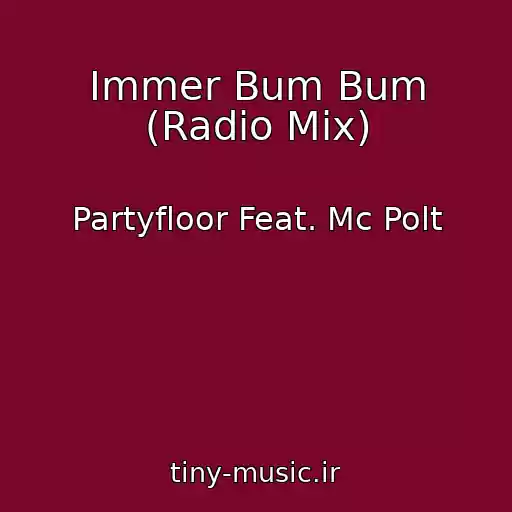 کاور آهنگ Immer Bum Bum (Radio Mix) از Partyfloor Feat. Mc Polt