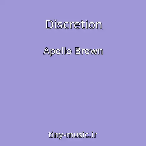 کاور آهنگ Discretion از Apollo Brown