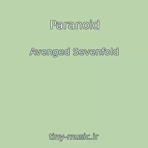 کاور آهنگ Paranoid از Avenged Sevenfold