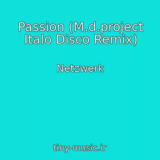 کاور آهنگ Passion (M.d.project Italo Disco Remix) از Netzwerk