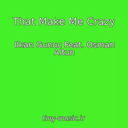 کاور آهنگ That Make Me Crazy از Ilkan Gunuc Feat. Osman Altun