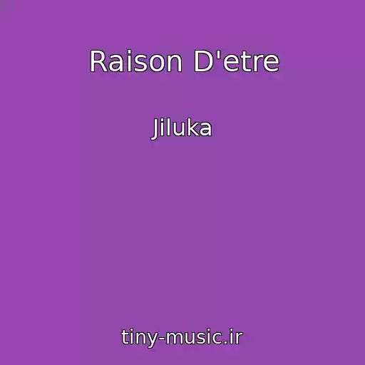 کاور آهنگ Raison D'etre از Jiluka