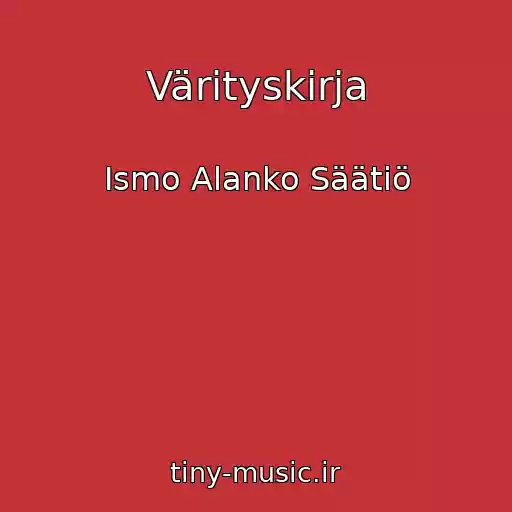 کاور آهنگ Värityskirja از Ismo Alanko Säätiö