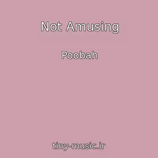 کاور آهنگ Not Amusing از Poobah