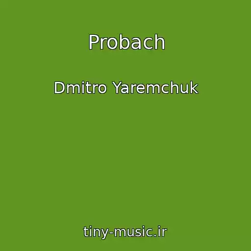 کاور آهنگ Probach از Dmitro Yaremchuk