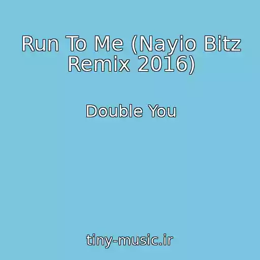 کاور آهنگ Run To Me (Nayio Bitz Remix 2016) از Double You