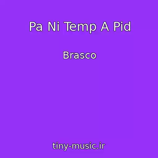 کاور آهنگ Pa Ni Temp A Pid از Brasco