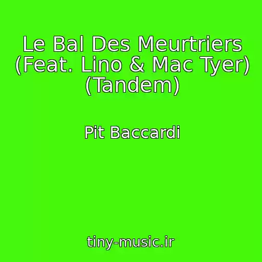 کاور آهنگ Le Bal Des Meurtriers (Feat. Lino & Mac Tyer) (Tandem) از Pit Baccardi