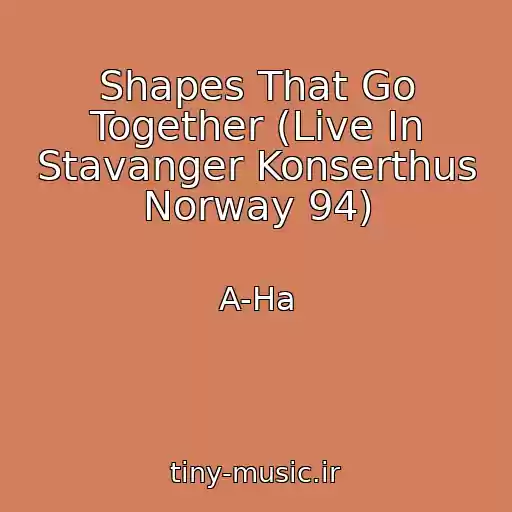 کاور آهنگ Shapes That Go Together (Live In Stavanger Konserthus Norway 94) از A-Ha