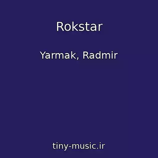 کاور آهنگ Rokstar از Yarmak, Radmir