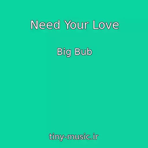 کاور آهنگ Need Your Love از Big Bub