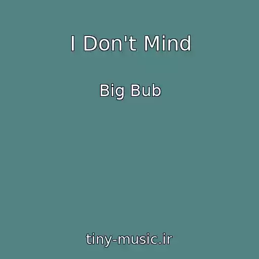 کاور آهنگ I Don't Mind از Big Bub