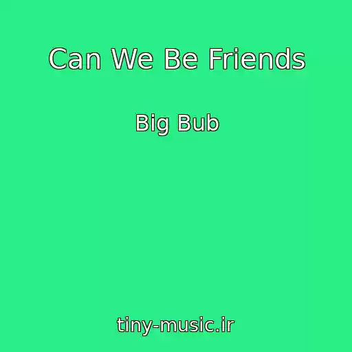 کاور آهنگ Can We Be Friends از Big Bub
