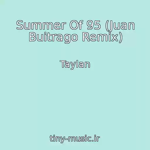 کاور آهنگ Summer Of 95 (Juan Buitrago Remix) از Taylan