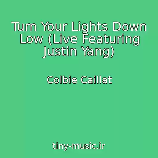 کاور آهنگ Turn Your Lights Down Low (Live Featuring Justin Yang) از Colbie Caillat