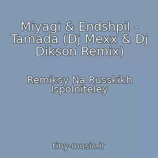 کاور آهنگ Miyagi & Endshpil - Tamada (Dj Mexx & Dj Dikson Remix) از Remiksy Na Russkikh Ispolniteley