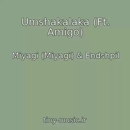 کاور آهنگ Umshakalaka (Ft. Amigo) از Miyagi (Miyagi) & Endshpil