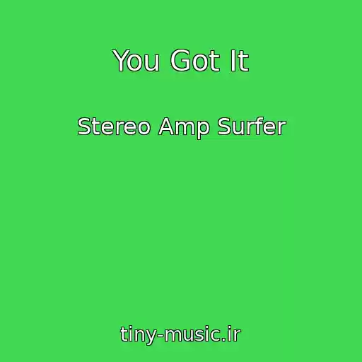 کاور آهنگ You Got It از Stereo Amp Surfer