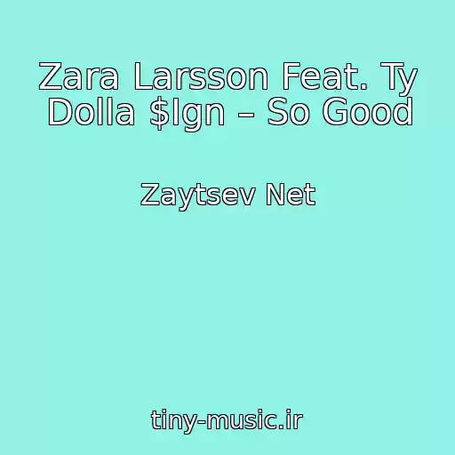 کاور آهنگ Zara Larsson Feat. Ty Dolla $Ign – So Good از Zaytsev Net