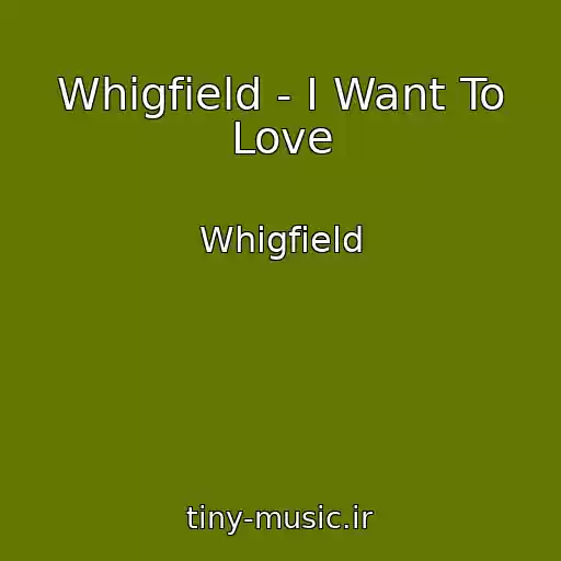 کاور آهنگ Whigfield - I Want To Love از Whigfield