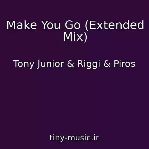کاور آهنگ Make You Go (Extended Mix) از Tony Junior & Riggi & Piros