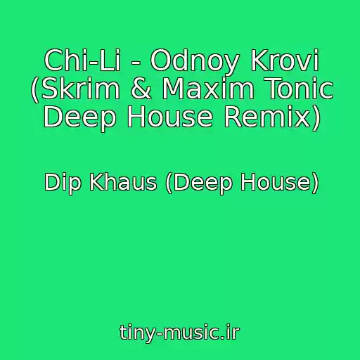 کاور آهنگ Chi-Li - Odnoy Krovi (Skrim & Maxim Tonic Deep House Remix) از Dip Khaus (Deep House)