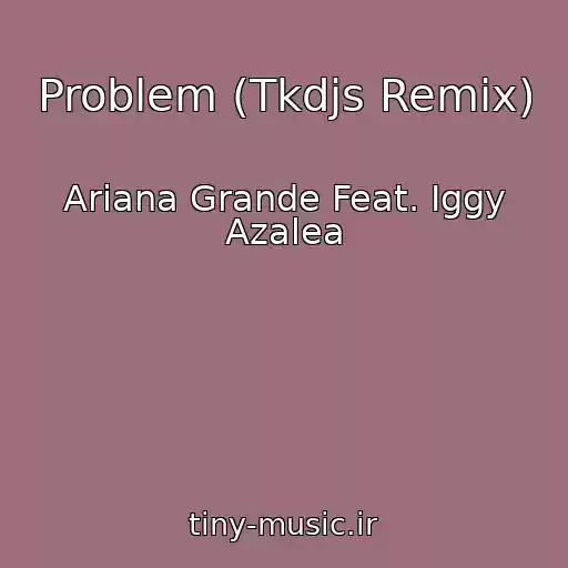 کاور آهنگ Problem (Tkdjs Remix) از Ariana Grande Feat. Iggy Azalea