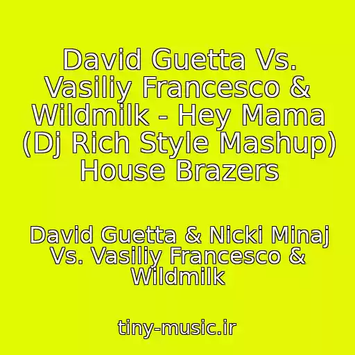 کاور آهنگ David Guetta Vs. Vasiliy Francesco & Wildmilk - Hey Mama (Dj Rich Style Mashup) House Brazers از David Guetta & Nicki Minaj Vs. Vasiliy Francesco & Wildmilk