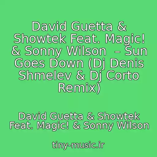 کاور آهنگ David Guetta & Showtek Feat. Magic! & Sonny Wilson  – Sun Goes Down (Dj Denis Shmelev & Dj Corto Remix) از David Guetta & Showtek Feat. Magic! & Sonny Wilson
