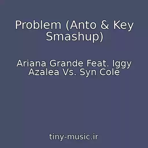 کاور آهنگ Problem (Anto & Key Smashup) از Ariana Grande Feat. Iggy Azalea Vs. Syn Cole