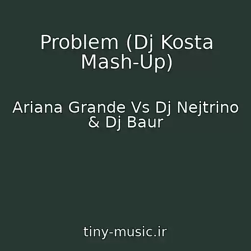 کاور آهنگ Problem (Dj Kosta Mash-Up) از Ariana Grande Vs Dj Nejtrino & Dj Baur