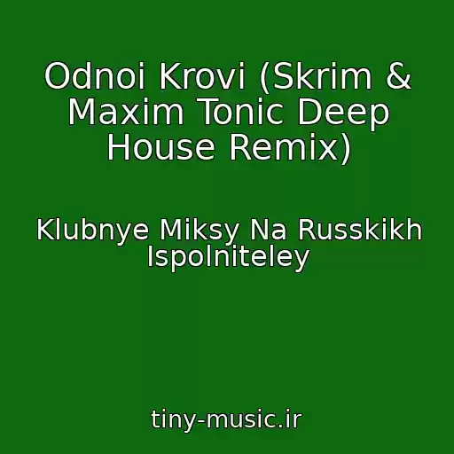 کاور آهنگ Odnoi Krovi (Skrim & Maxim Tonic Deep House Remix) از Klubnye Miksy Na Russkikh Ispolniteley