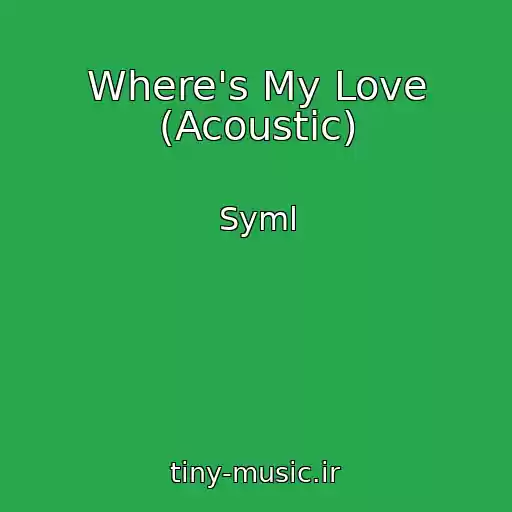 کاور آهنگ Where's My Love (Acoustic) از Syml