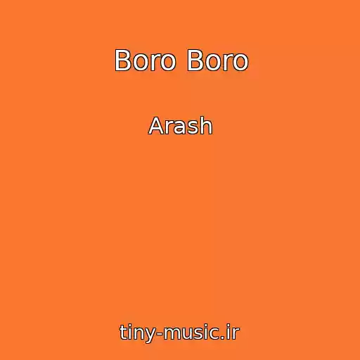 کاور آهنگ Boro Boro از Arash