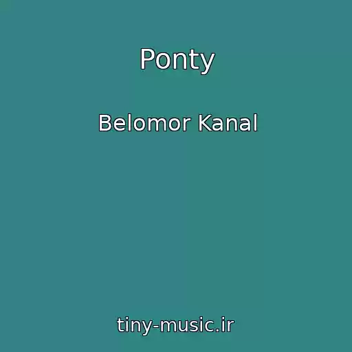 کاور آهنگ Ponty از Belomor Kanal