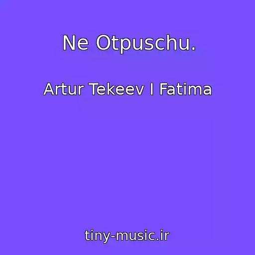 کاور آهنگ Ne Otpuschu. از Artur Tekeev I Fatima