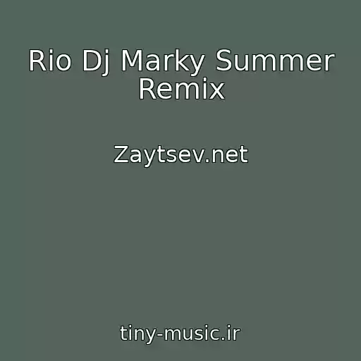 کاور آهنگ Rio Dj Marky Summer Remix از Zaytsev.net