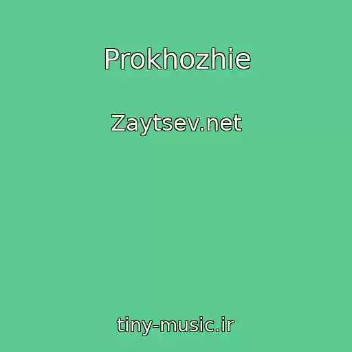 کاور آهنگ Prokhozhie از Zaytsev.net