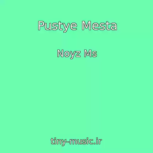 کاور آهنگ Pustye Mesta از Noyz Ms