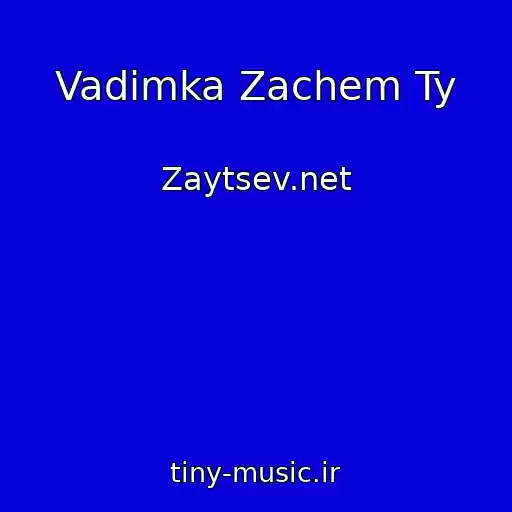 کاور آهنگ Vadimka Zachem Ty از Zaytsev.net