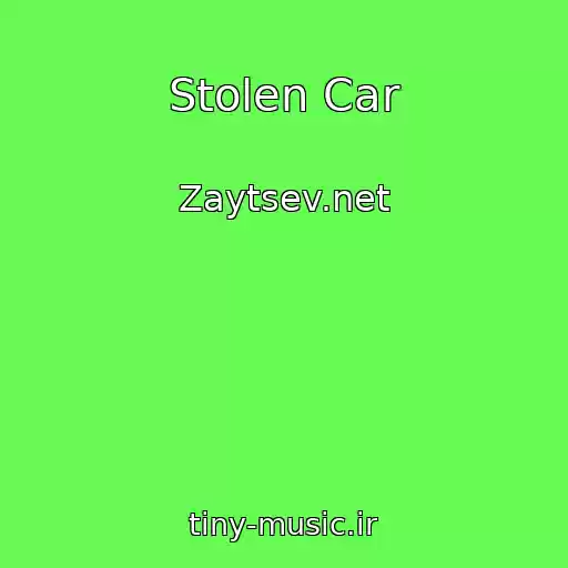کاور آهنگ Stolen Car از Zaytsev.net