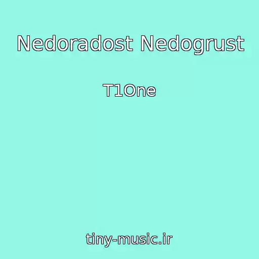 کاور آهنگ Nedoradost Nedogrust از T1One