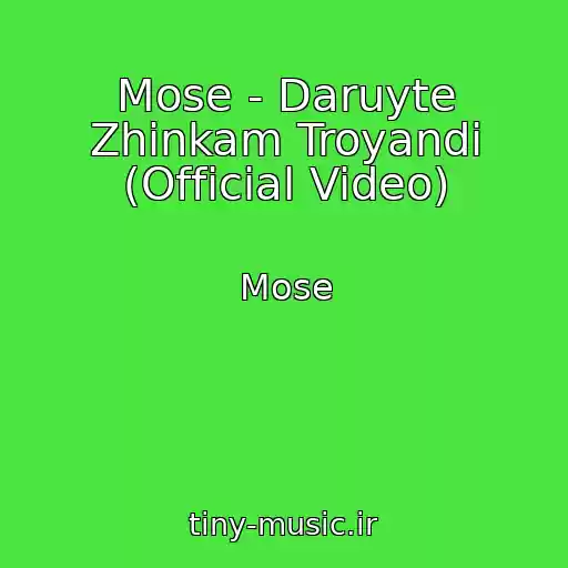 کاور آهنگ Mose - Daruyte Zhіnkam Troyandi (Official Video) از Mose